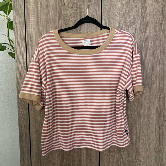 NWT - RVCA No Regard Tee - Dusty Rose - Size Small - Picture 2 of 9